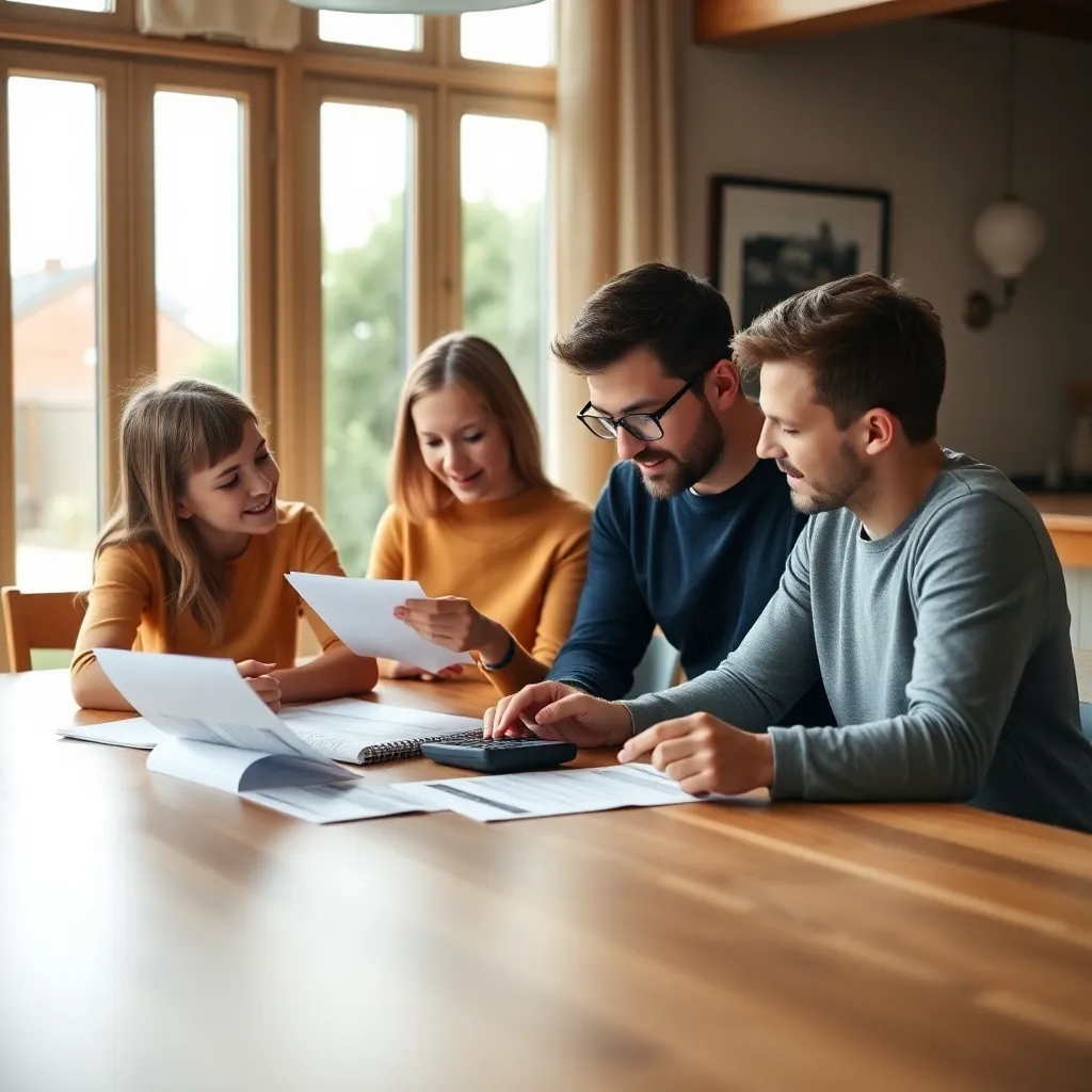 Nederlands huis met verkocht bord in de tuin
