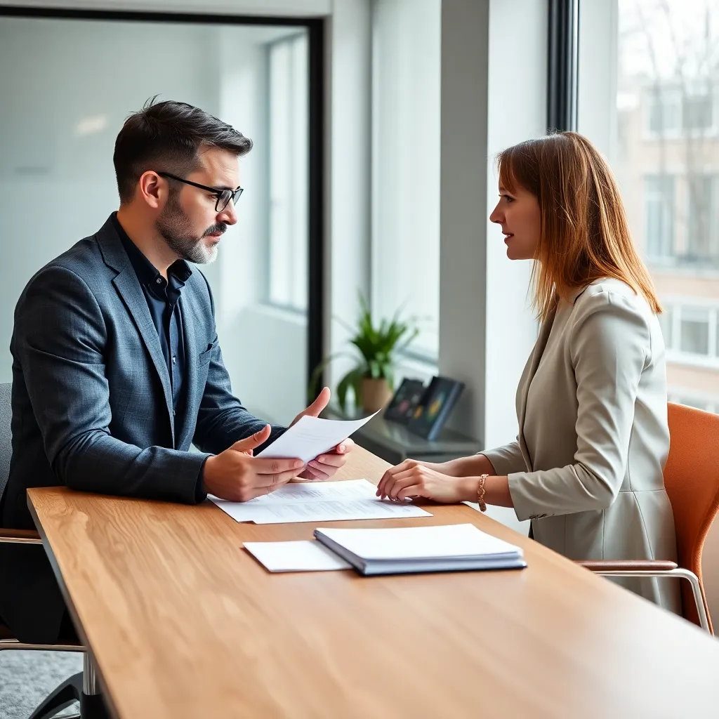 Professionele onderhandelingssituatie tussen koper en verkoper